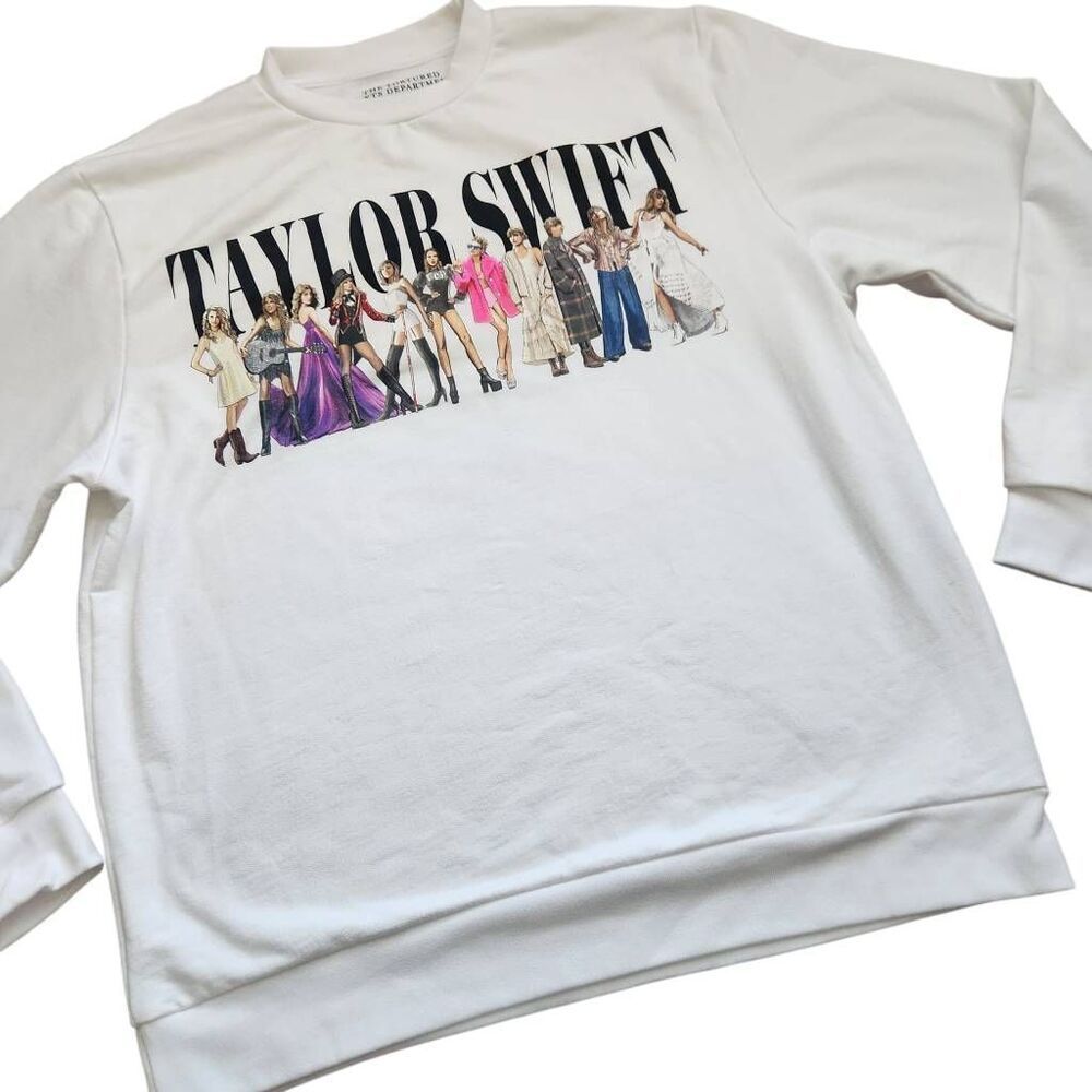 Taylor Swift Sweatshirt XL Midnight Eras Tour Band Swifty The Tortured Poets Dep